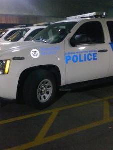 Federal Protective Service (FPS) Trucks in Ferguson
