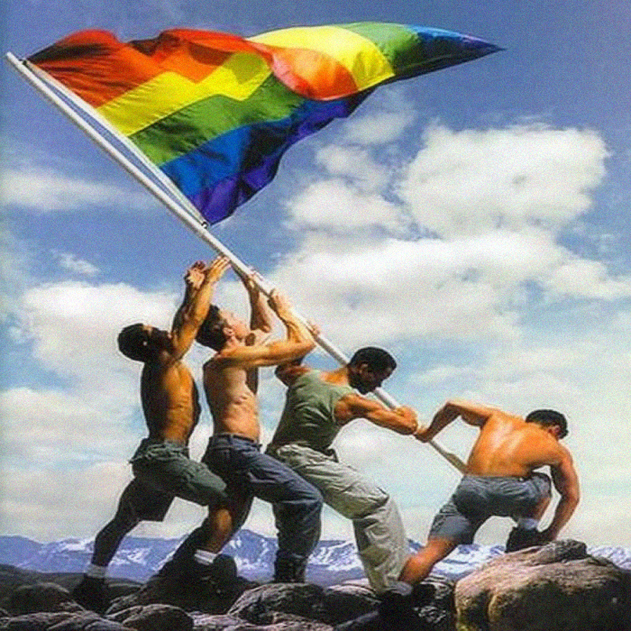 what does the real gay flag look like