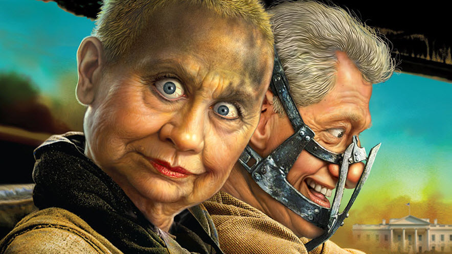 Hillary-Clinton-As-Mad-Max-With-Willie-J