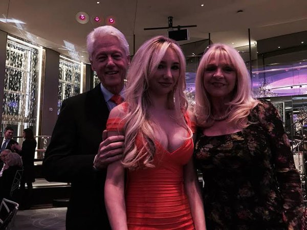 Bill Clinton With Young Woman