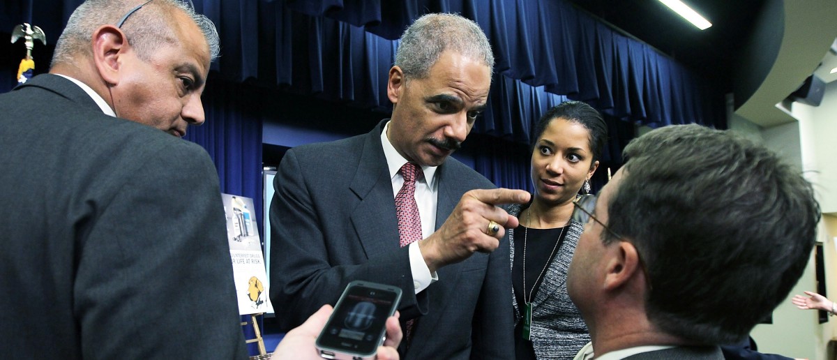 Eric Holder Finger Pointing Kiss My Ass