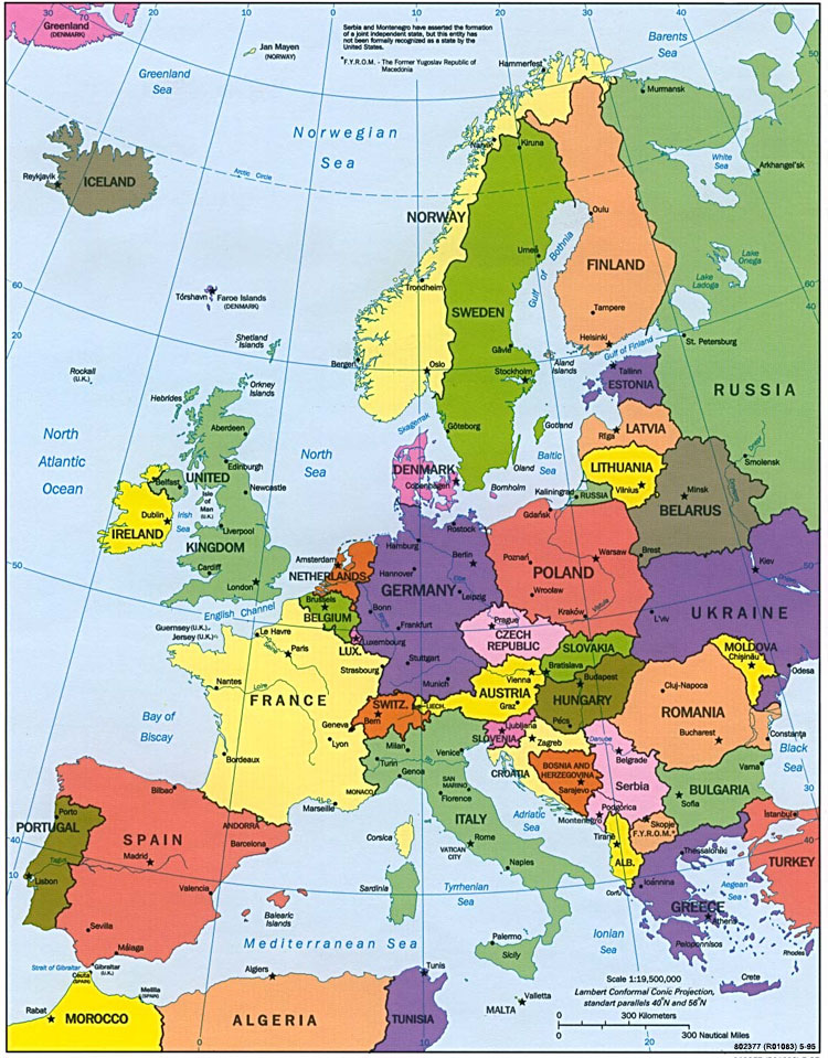 EUROPEAN MAP