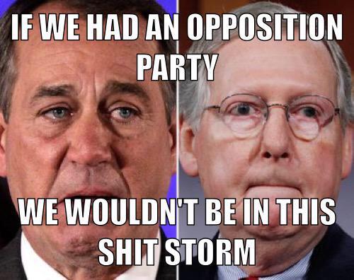 GOP Not The Opposition Party