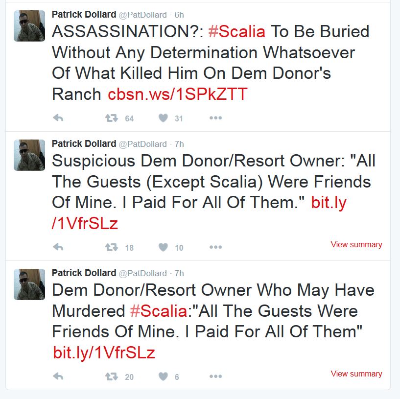 Scalia Death 6, Dollard Questions