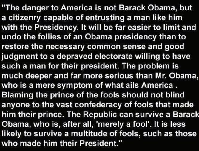 Obama True Danger To America