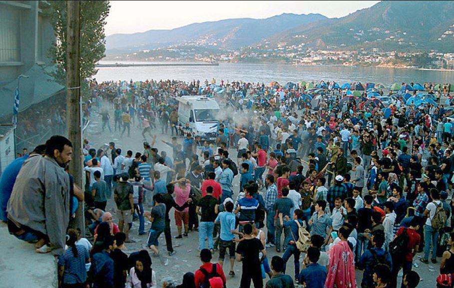 Syrian Refugees In Greece, Port of Lesbos