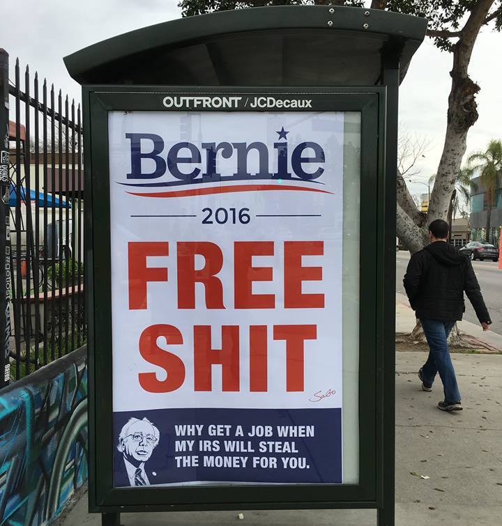 Bernie Sanders Free Shit