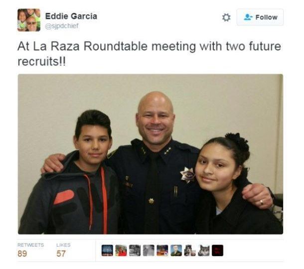SJPD Chief Edgardo Garcia Embraces La Raza