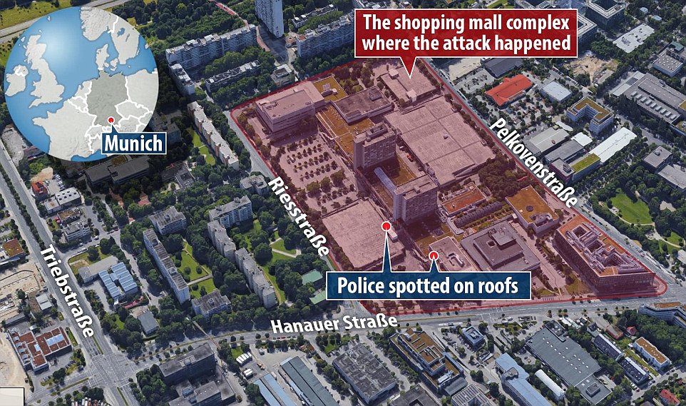 Munich Terror Shooting Graphic