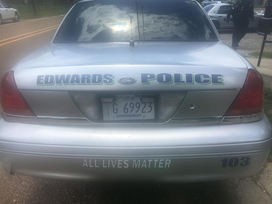 Police Car Bumper Sticker ALL LIVES MATTER