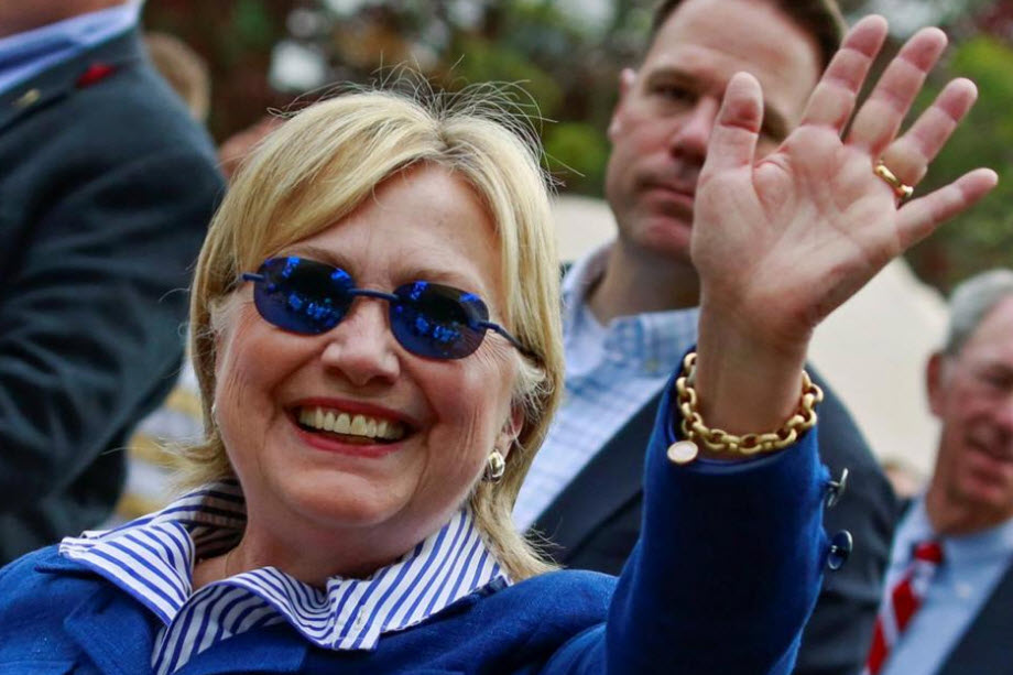 hillary-clinton-9-11-ceremony-blue-sunglasses-close-up